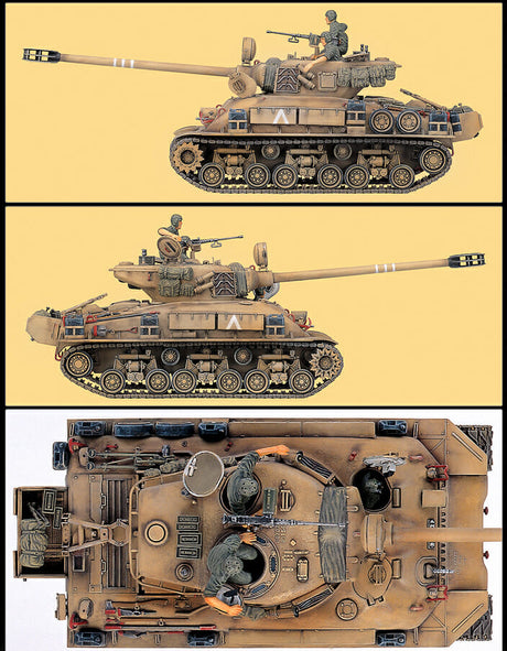 Academy - 1/35 Scale 13254 IDF M-51 SUPER SHERMAN Plastic Model Kit