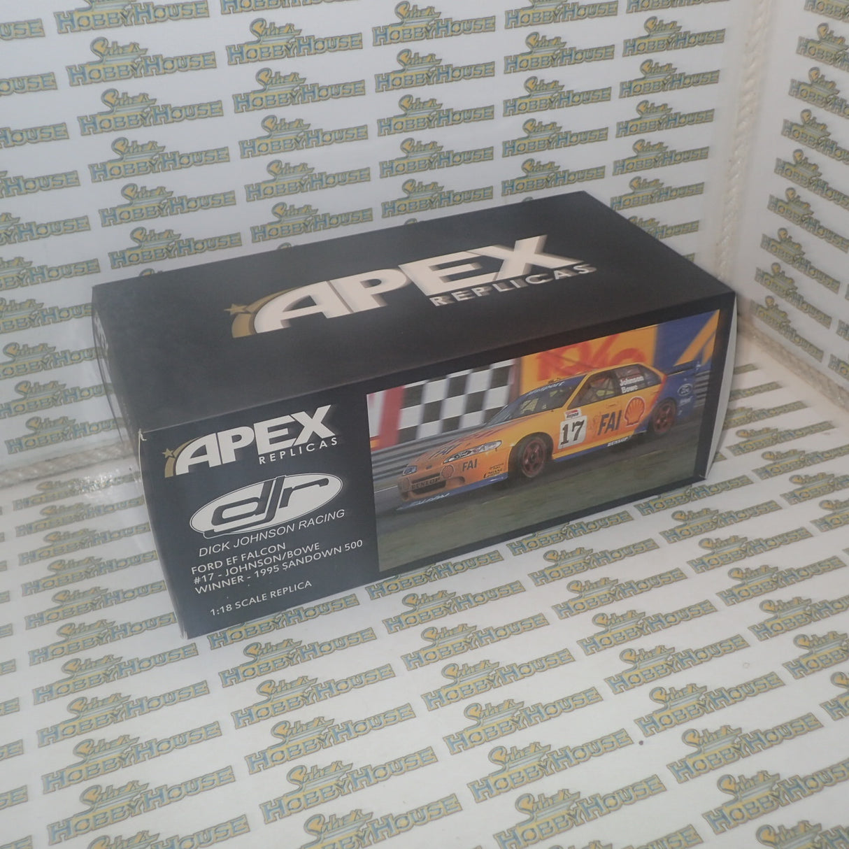 APEX AD81001 -1 - Diecast 1/18 Scale Ford EB Falcon 1993 Tooheys 1000 Johnson/Bowe #17