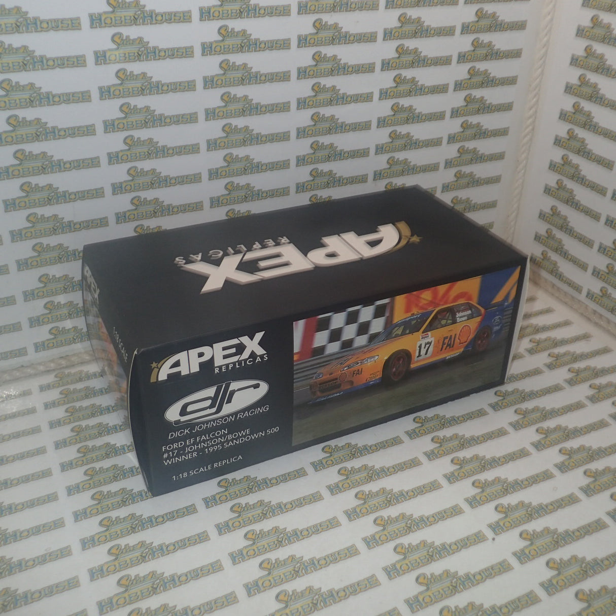 APEX AD81001 -1 - Diecast 1/18 Scale Ford EB Falcon 1993 Tooheys 1000 Johnson/Bowe #17