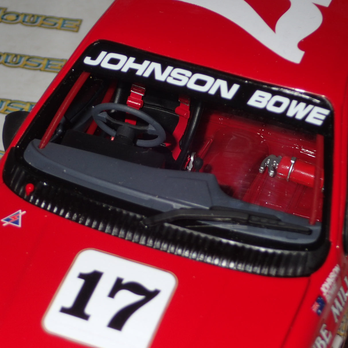 Apex Replicas Resale AD81104 - 1/18 Scale DJR Dick Johnson Racing #17 Johnson/Bowe Winner Bathurst 1989 Diecast Scale Model Replica