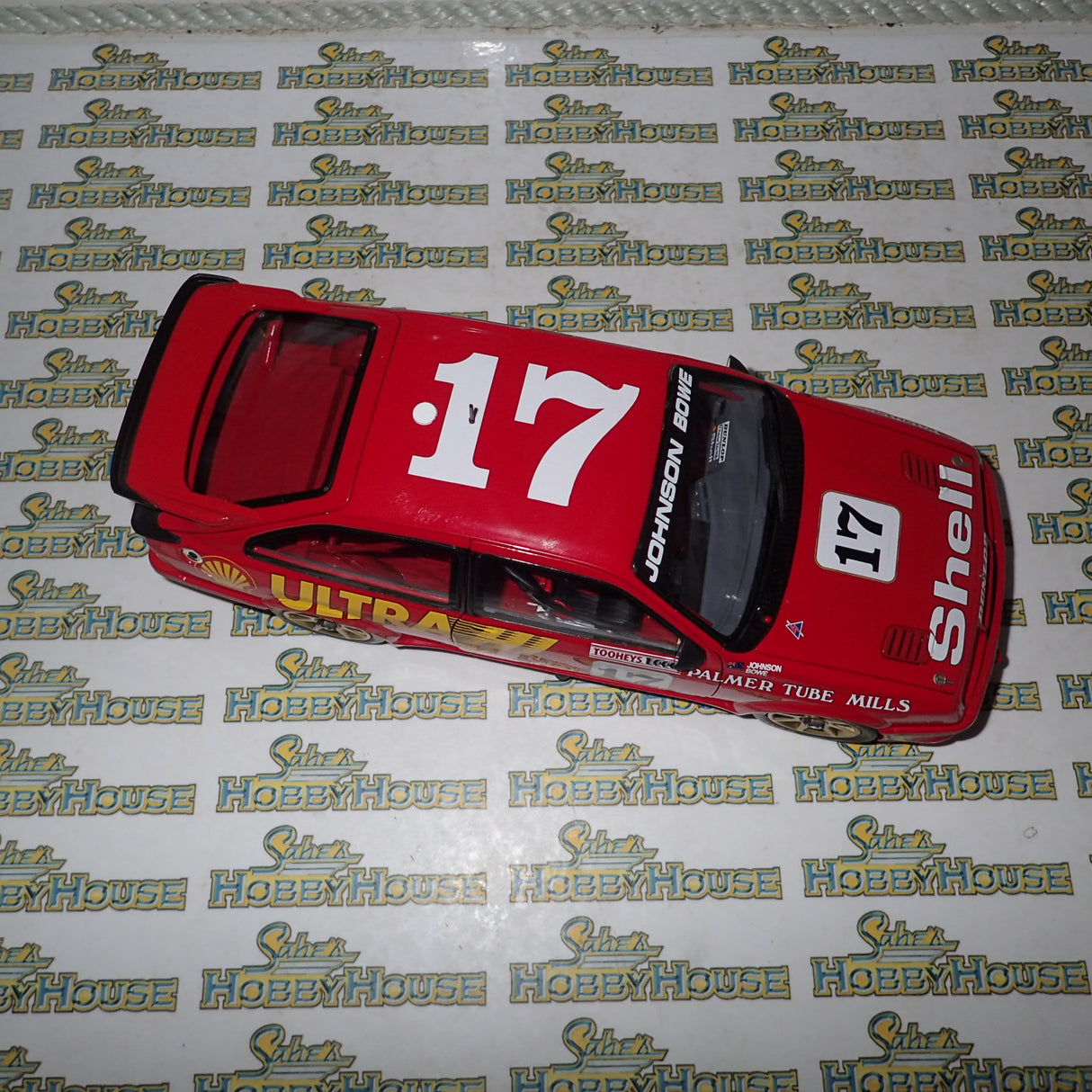 Apex Replicas Resale AD81104 - 1/18 Scale DJR Dick Johnson Racing #17 Johnson/Bowe Winner Bathurst 1989 Diecast Scale Model Replica