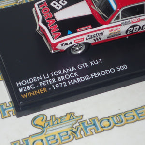 Apex Replicas AR41201 - 1/43 Holden LJ Torana GTR XU-1 #28C - Peter Brock Winner - 1972 Hardie Ferodo 500 Diecast Model Replica