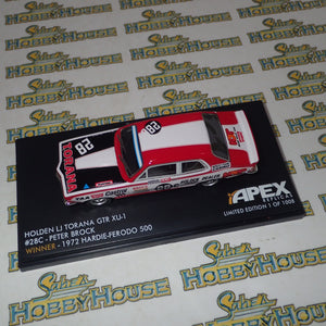 Apex Replicas AR41201 - 1/43 Holden LJ Torana GTR XU-1 #28C - Peter Brock Winner - 1972 Hardie Ferodo 500 Diecast Model Replica