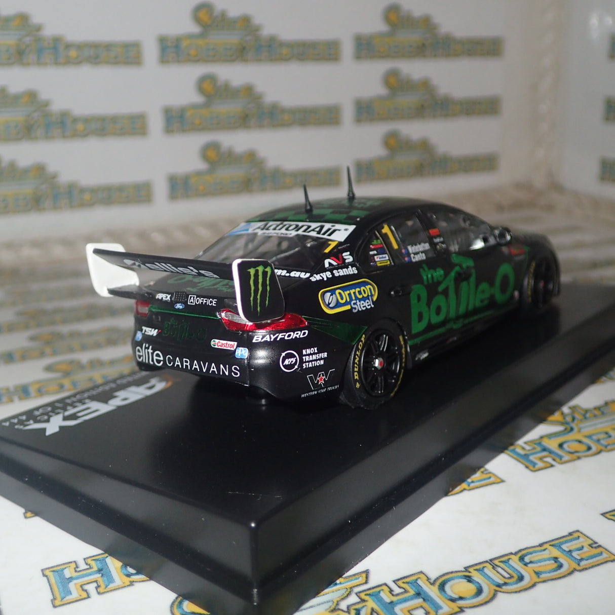 APEX Replicas AR41420 - 1/43 Scale - The Bottle-O Racing Team #1 Canto/Winterbottom 2016 Supercheap Auto Bathurst 1000 Ford FG-X Falcon Scale Model Replica