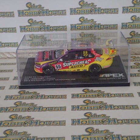 APEX Replicas AR41421 - 1/43 Scale Wilson Security #55 Mostert/Owen 2016 Sandown 500 Ford FG-X Falcon Scale Model Replica
