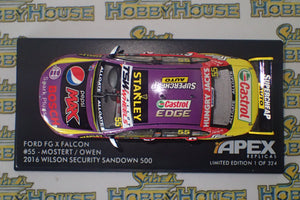 APEX Replicas AR41421 - 1/43 Scale Wilson Security #55 Mostert/Owen 2016 Sandown 500 Ford FG-X Falcon Scale Model Replica