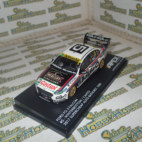APEX Replicas AR41426 - 1/43 Scale - Ford FG-X Falcon The Bottle-O Racing Team #5 Winterbottom/Canto 2017 Bathurst 1000 Scale Model Replica