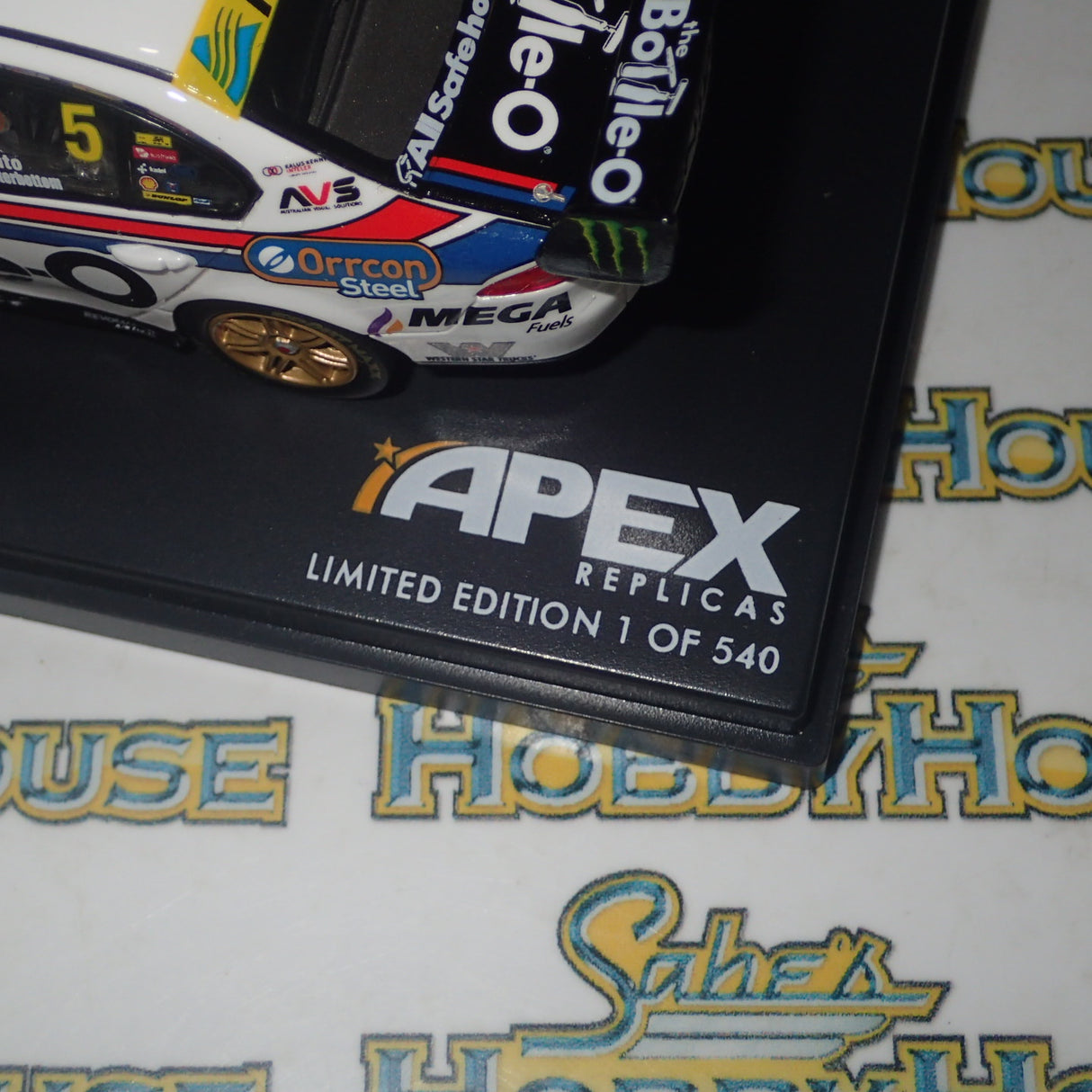 APEX Replicas AR41426 - 1/43 Scale - Ford FG-X Falcon The Bottle-O Racing Team #5 Winterbottom/Canto 2017 Bathurst 1000 Scale Model Replica