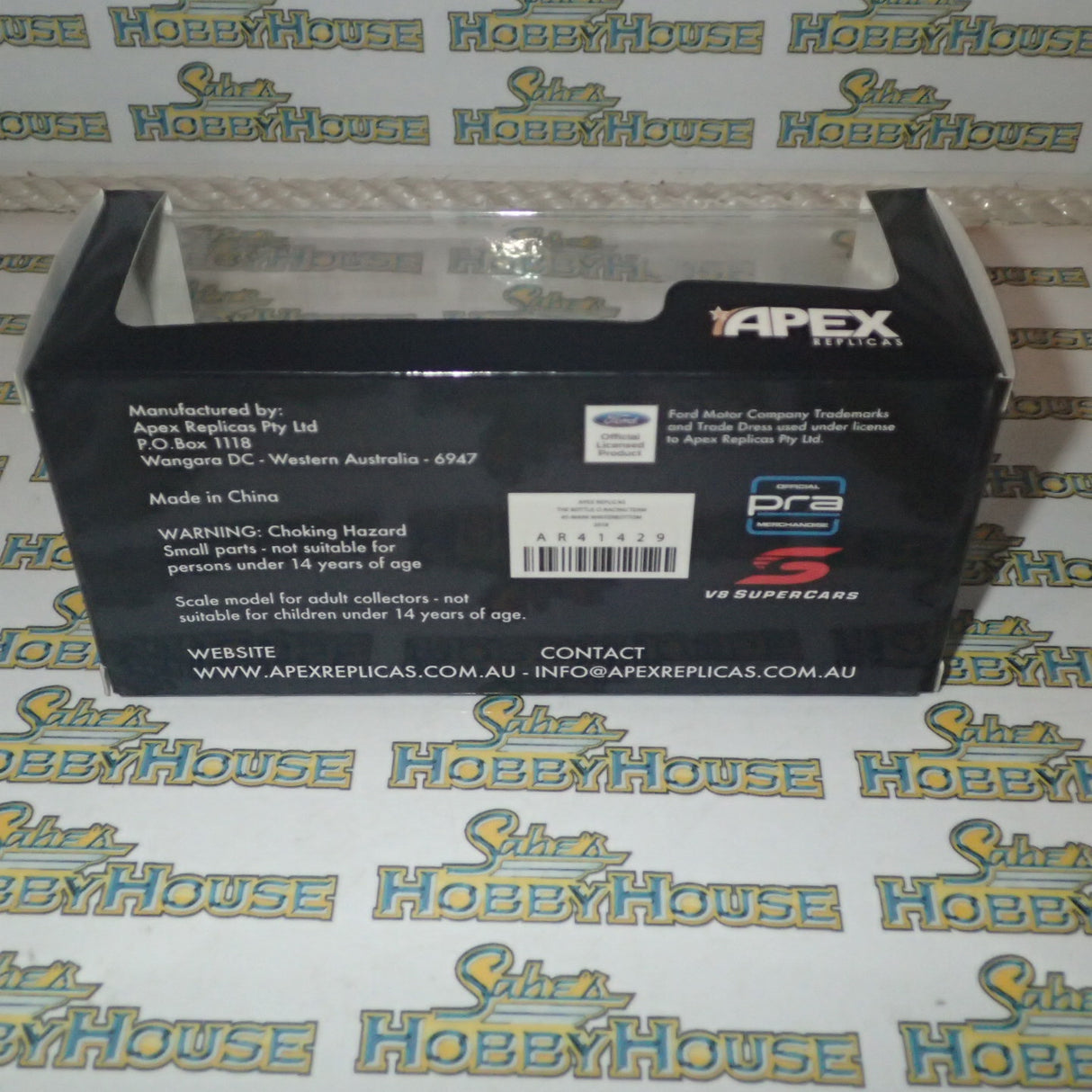 Apex Replicas AR41429 - 1/43 Scale - The Bottle-O Racing Team Ford FG-X Falcon #5 Mark Winterbottom 2018 V8 Supercars Championship Diecast Scale Model Replica