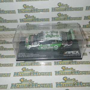 Apex Replicas AR41429 - 1/43 Scale - The Bottle-O Racing Team Ford FG-X Falcon #5 Mark Winterbottom 2018 V8 Supercars Championship Diecast Scale Model Replica