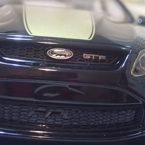 Apex Replicas AR80605 - 1/18 Scale FPV GT-F 2014 in Silhouette with Gold Stipes