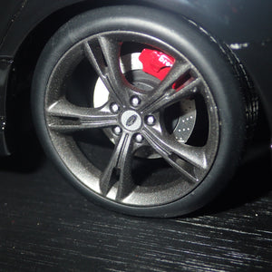 Apex Replicas AR80605 - 1/18 Scale FPV GT-F 2014 in Silhouette with Gold Stipes