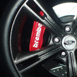 Apex Replicas AR80605 - 1/18 Scale FPV GT-F 2014 in Silhouette with Gold Stipes