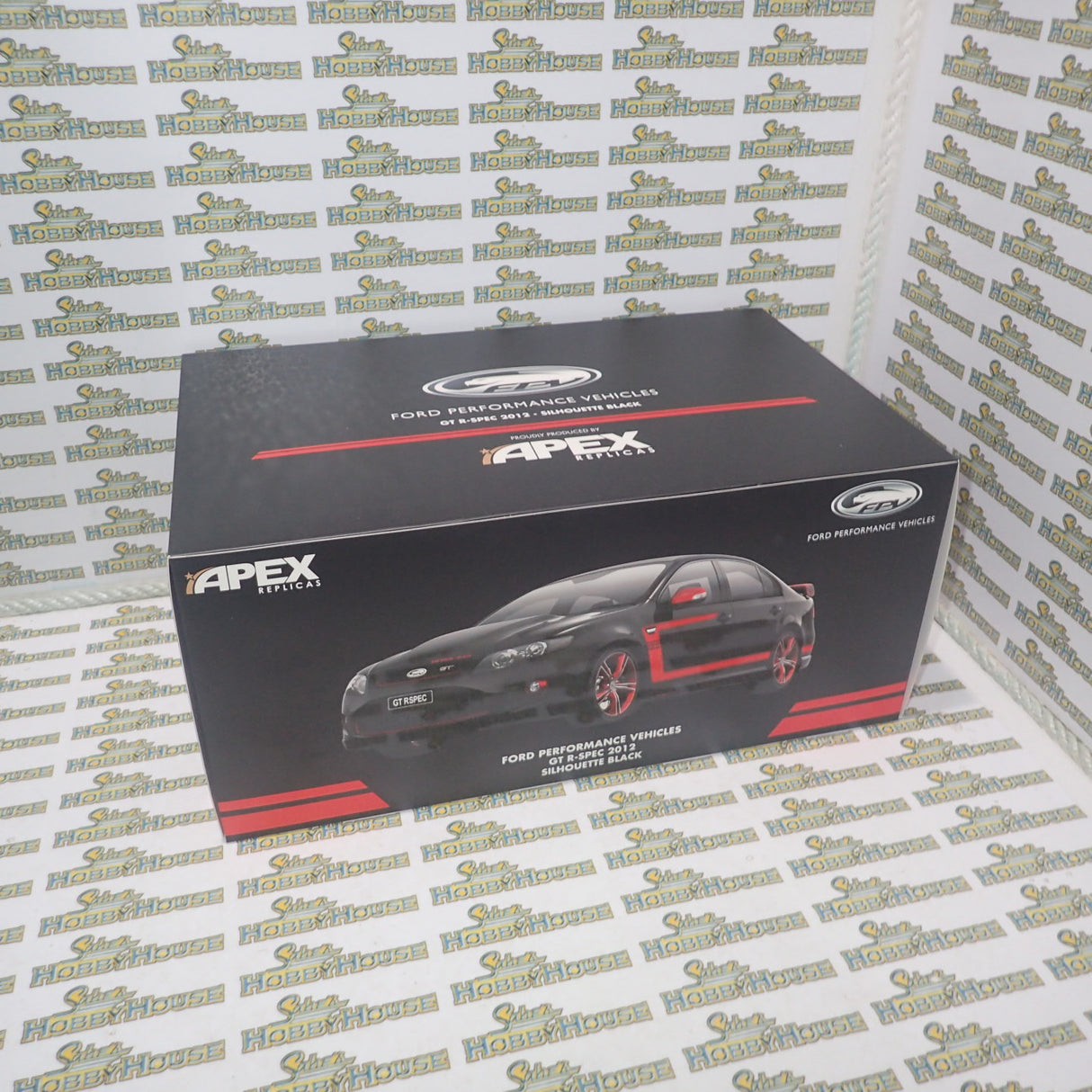 APEX Replicas AR80606 - 1/18 Scale Ford Performance Vehicles GT R-Spec 2012 in Silhouette Black with Red Accents Scale Model Replica