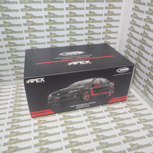 APEX Replicas AR80606 - 1/18 Scale Ford Performance Vehicles GT R-Spec 2012 in Silhouette Black with Red Accents Scale Model Replica