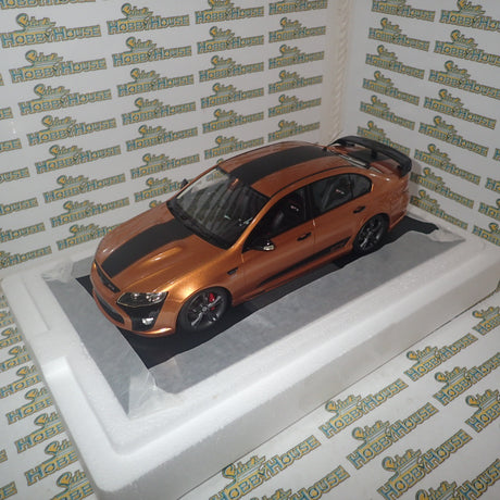 Apex Replicas AR80607 - 1/18 Scale FPV GT-F 2014 in Victory Gold with Black Stripes Scale Model Replica