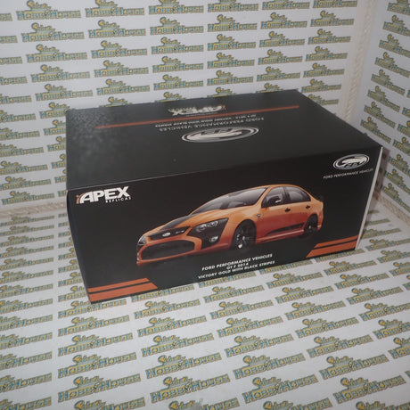 Apex Replicas AR80607 - 1/18 Scale FPV GT-F 2014 in Victory Gold with Black Stripes Scale Model Replica
