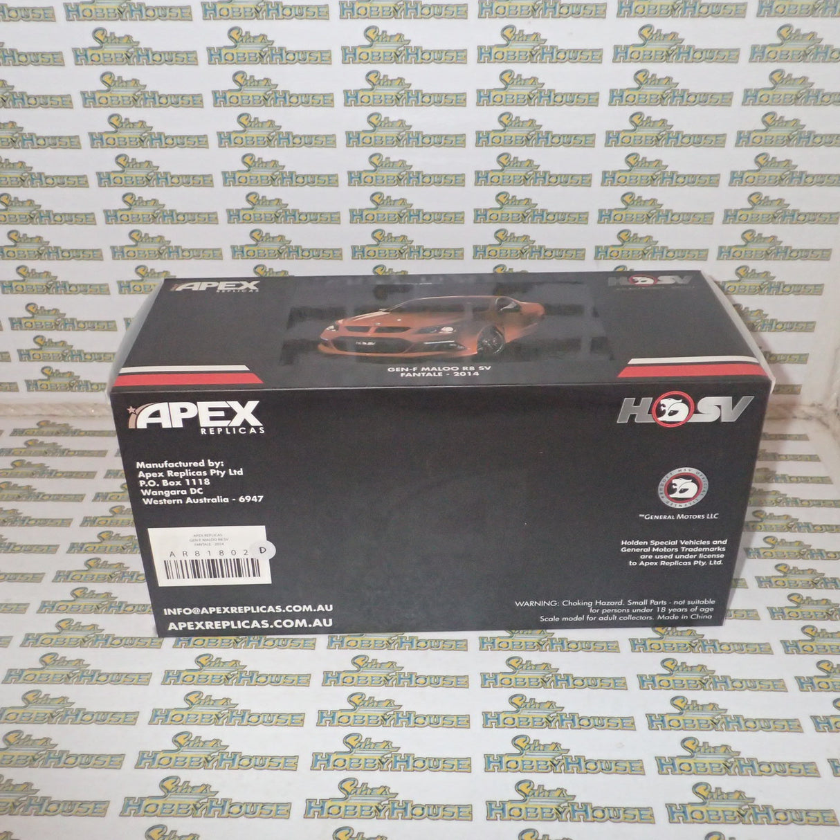 Apex Replicas AR81802 - 1/18 Scale Gen-F Maloo R8 2014 in Fantale Orange Scale Model Replica