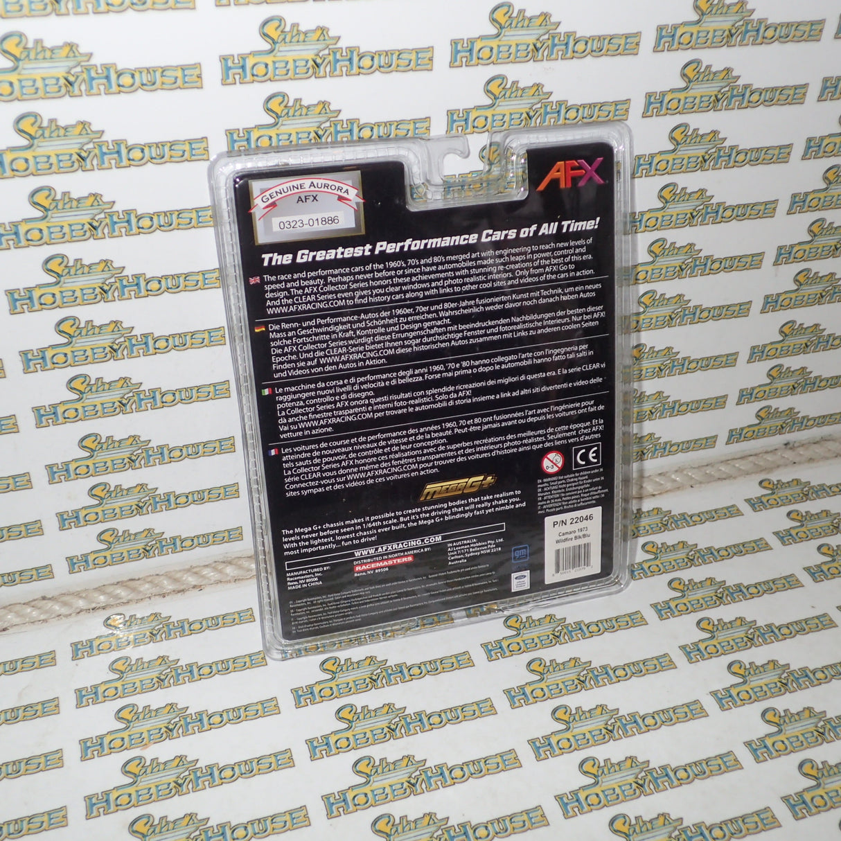 AFX 22046 – Camaro 1973 Wild Fire Blk/Blu