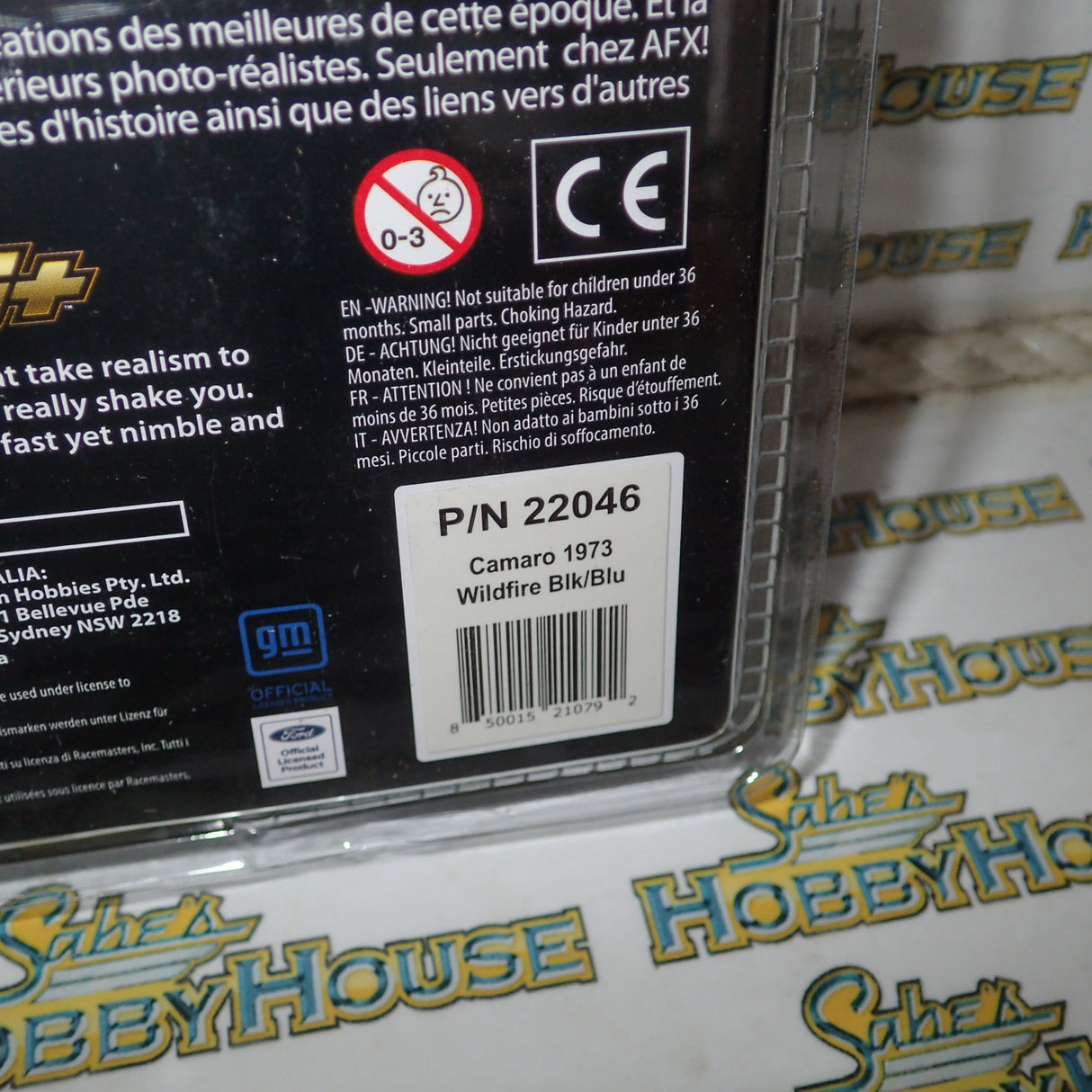 AFX 22046 – Camaro 1973 Wild Fire Blk/Blu