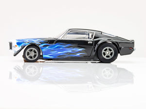 AFX 22046 – Camaro 1973 Wild Fire Blk/Blu