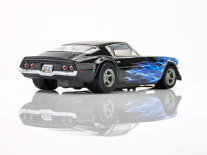 AFX 22046 – Camaro 1973 Wild Fire Blk/Blu