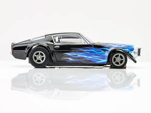 AFX 22046 – Camaro 1973 Wild Fire Blk/Blu