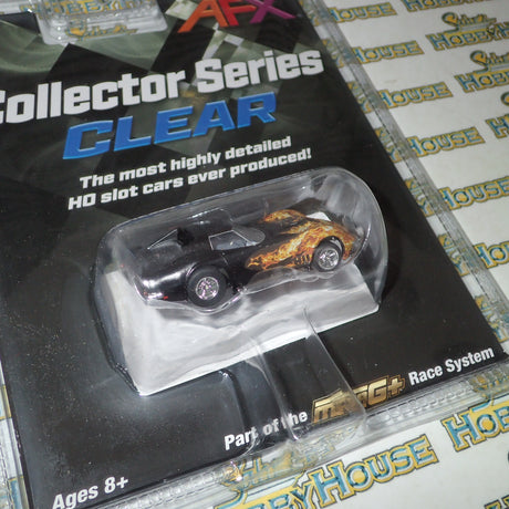 AFX 22051 - 1/64 Scale 1968 Corvette 427 Black Flame Slot Car