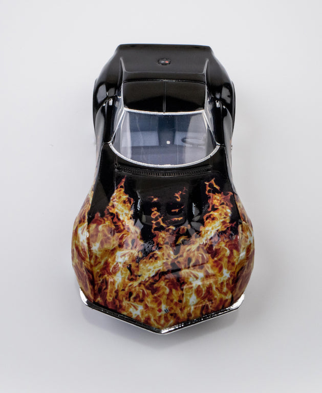 AFX 22051 - 1/64 Scale 1968 Corvette 427 Black Flame Slot Car