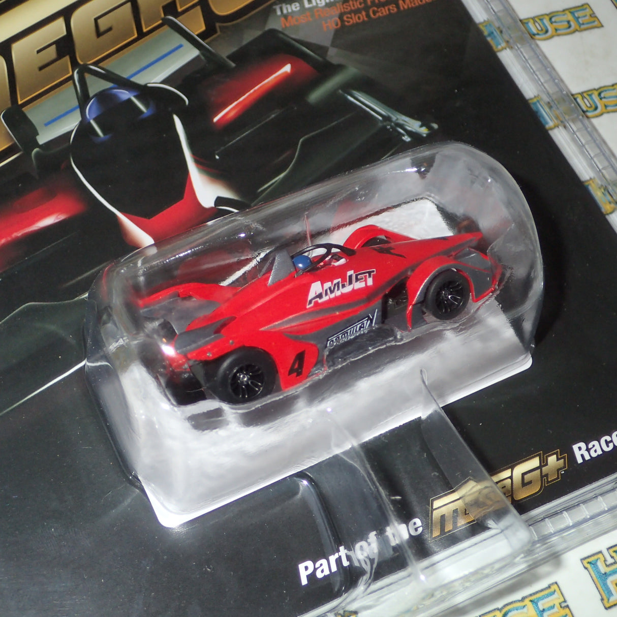 AFX 22066 - 2024 Formula N #4 Red/Gray Slot Car