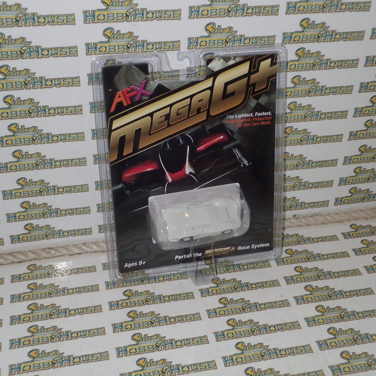 AFX 22070 - HO Scale Ford GT40 MK IV – White Paintable Red Slot Car