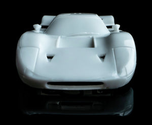 AFX 22070 - HO Scale Ford GT40 MK IV – White Paintable Red Slot Car