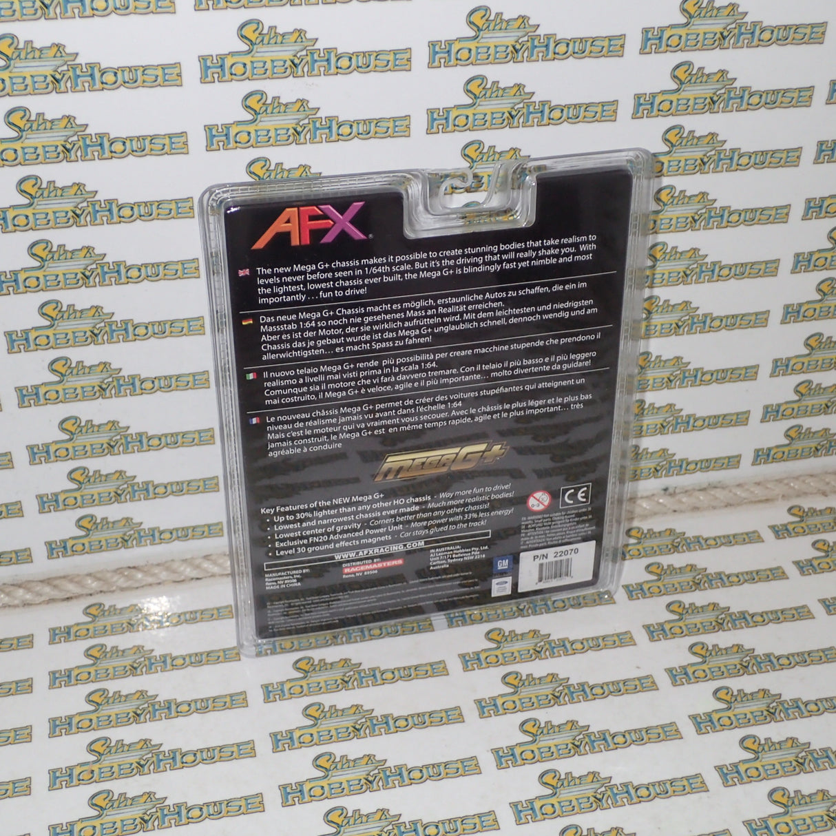 AFX 22070 - HO Scale Ford GT40 MK IV – White Paintable Red Slot Car