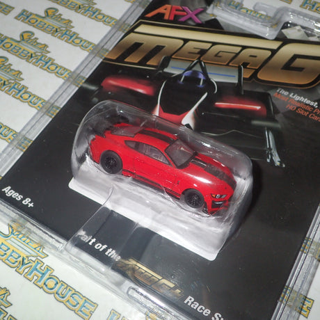 AFX 22077 - HO Scale 2021 Shelby Mustang GT500 Race Red Slot Car