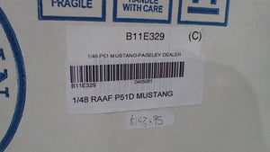 Franklin Mint Armour Collection B11E329 - 1/48 RAAF P-51 Mustang Diecast Model Aircraft