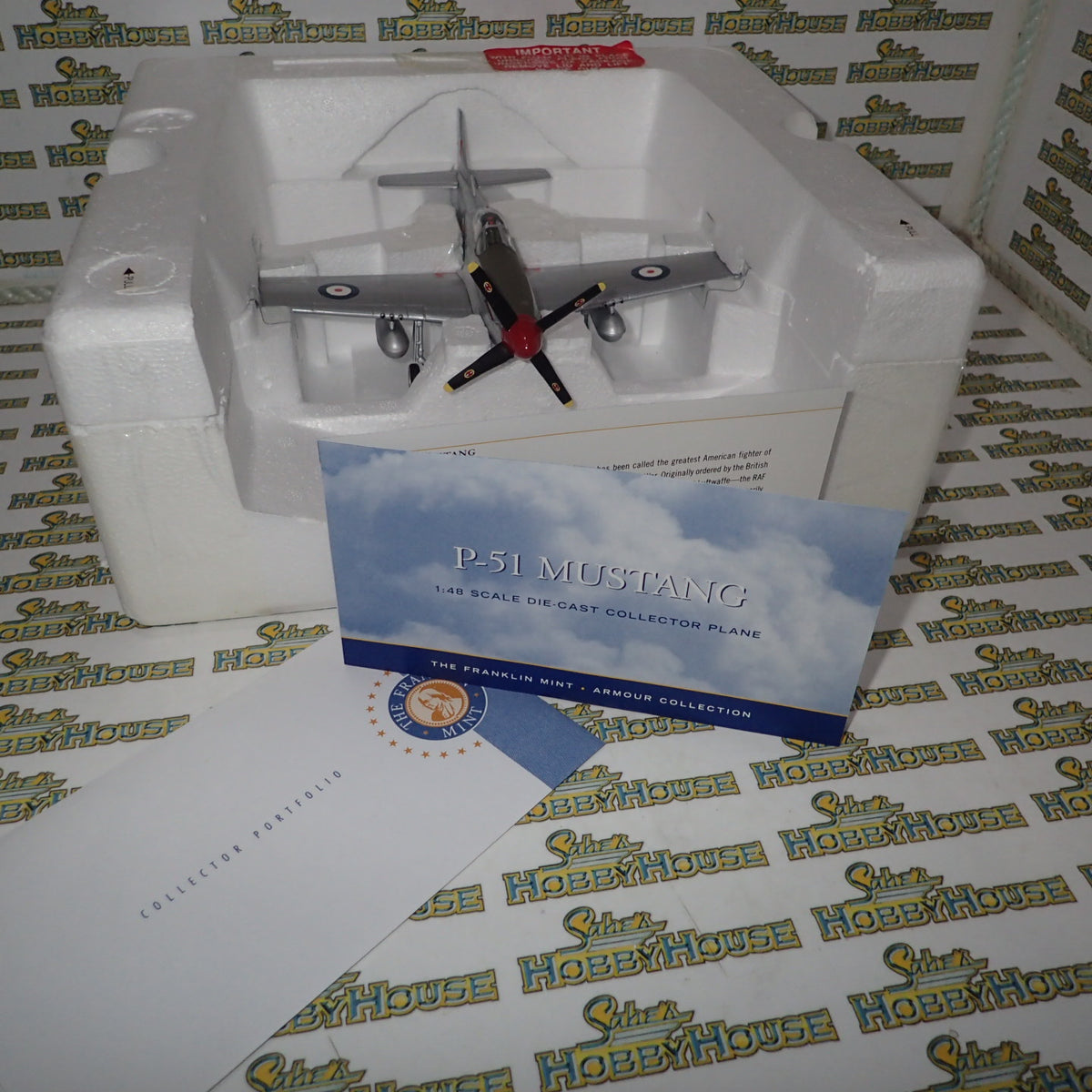 Franklin Mint Armour Collection B11E329 - 1/48 RAAF P-51 Mustang Diecast Model Aircraft