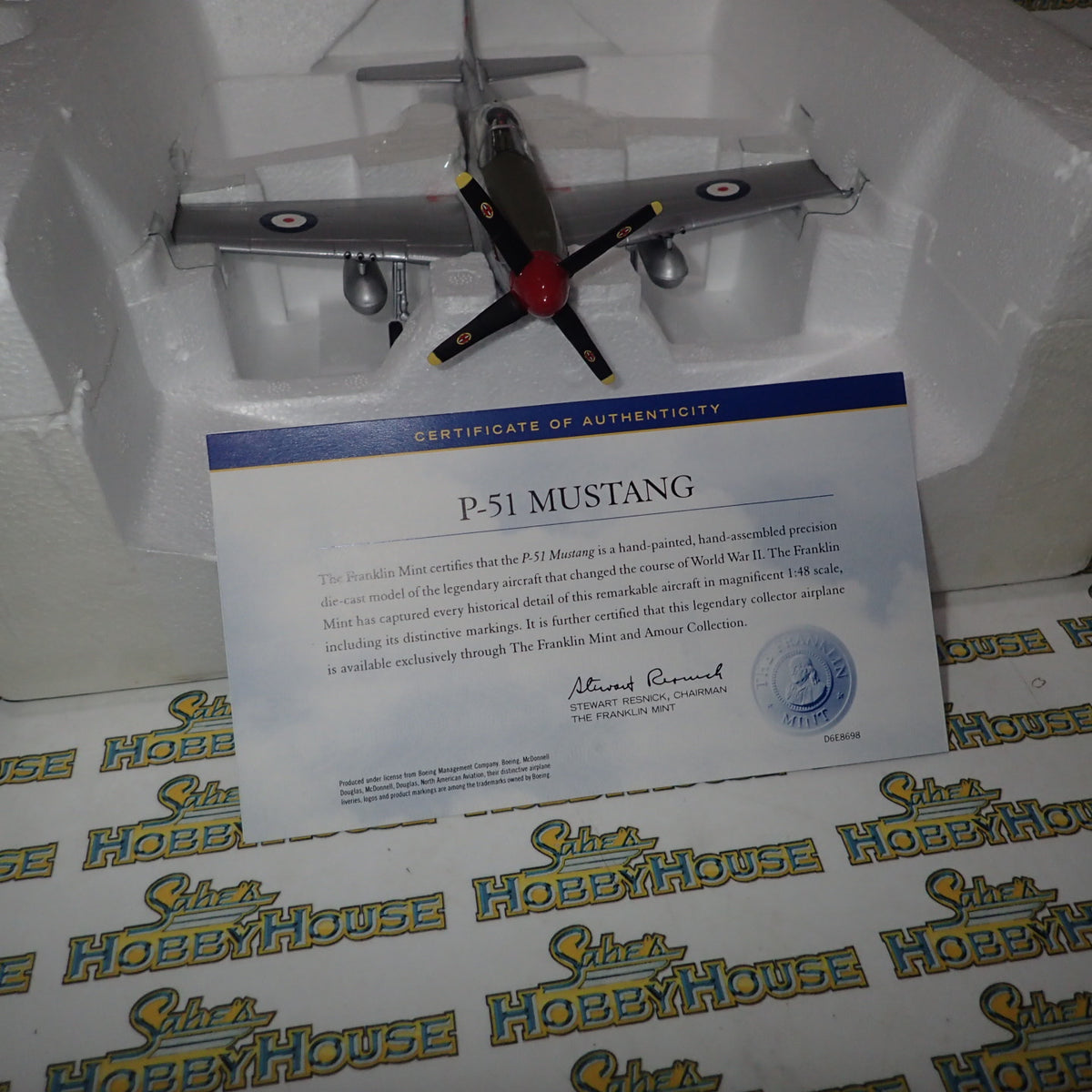 Franklin Mint Armour Collection B11E329 - 1/48 RAAF P-51 Mustang Diecast Model Aircraft