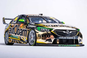 Biante B12H18E - 1/12 Scale - Holden ZB Commodore V8 Supercar COTF Autobarn Lowndes Racing #888 Craig Lowndes 2018 Coates Hire Newcastle 500 - Last Full Time Drive Gold Livery Resin Scale Model Replica
