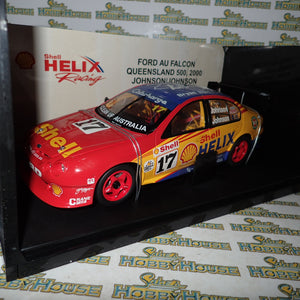 Biante B180101K - 1/18 Scale 2000 #17 DJR Shell Helix Ford AU Falcon QLD 500 Johnson/Johnson
