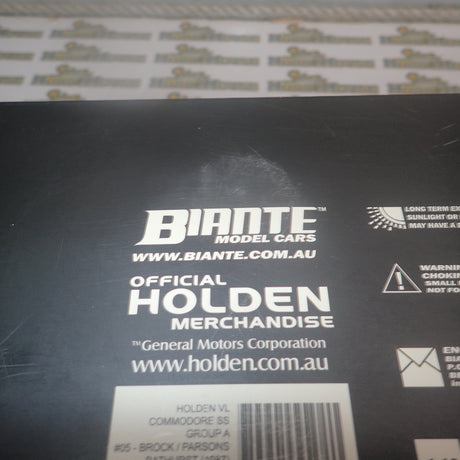 Biante B182703B - 1/18 Holden VL SS Group A Commodore Brock 1987 Bathurst #05 Die-Cast car