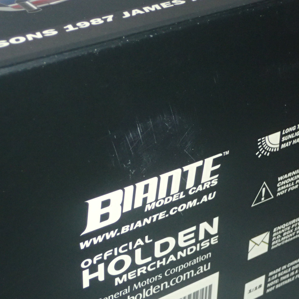 Biante B182703B - 1/18 Holden VL SS Group A Commodore Brock 1987 Bathurst #05 Die-Cast car