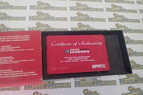 BIANTE B430401B - 1/43 HOLDEN VR COMMODORE #1 SKAIFE/ RICHARDS 1995 (Copy)