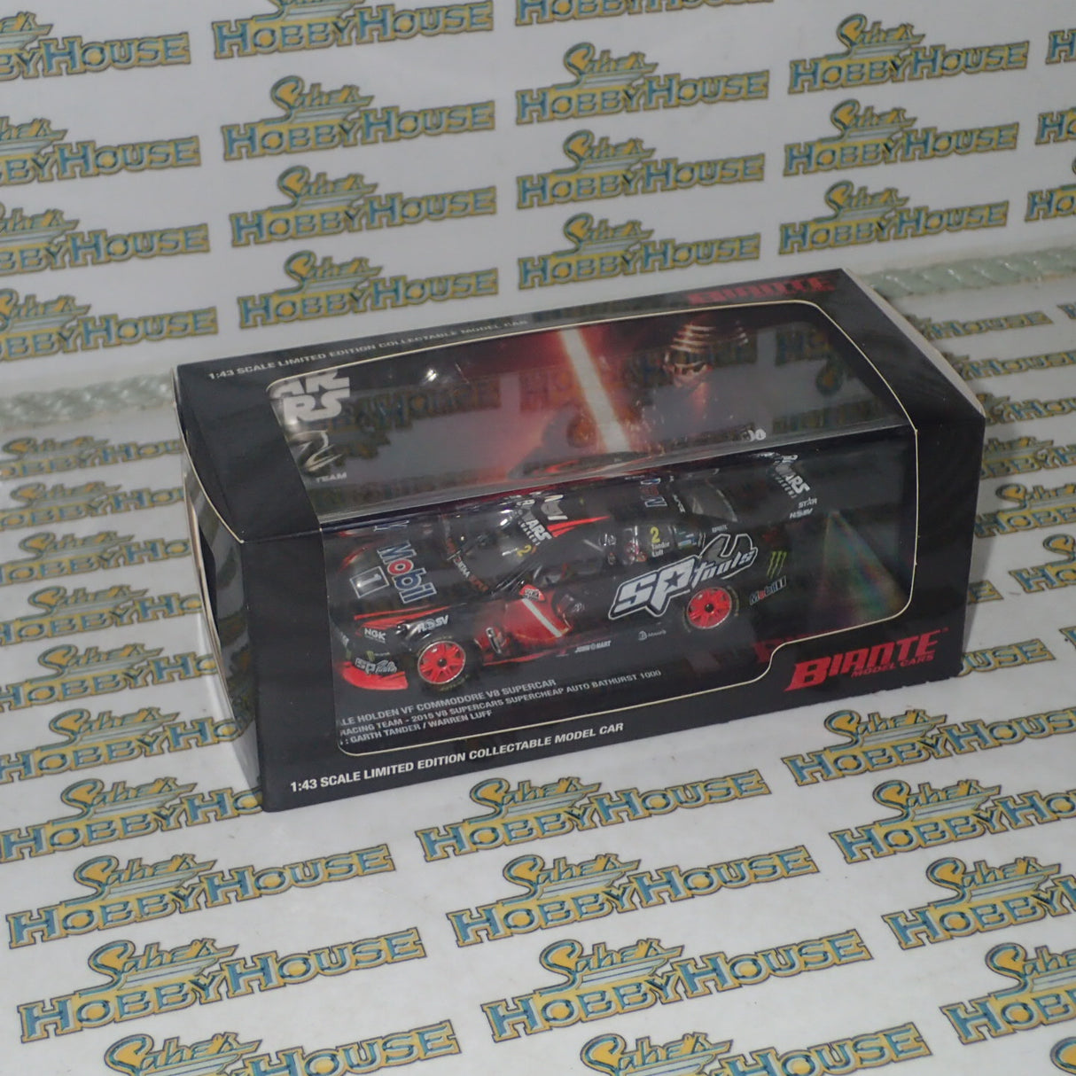 Biante B43H15N - 1/43 Scale Star Wars Livery Holden VF Commodore V8 Supercar Holden Racing Team - 2015 V8 Supercars Supercheap Auto Bathurst 1000 #2 Garth Tander/Warren Luff