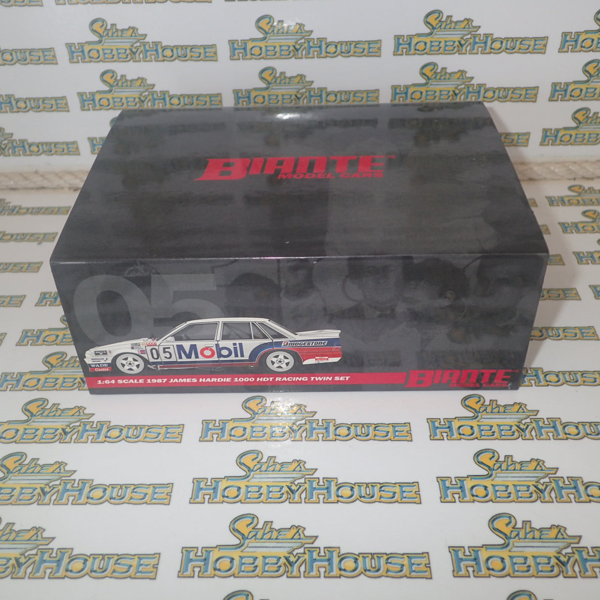 Biante B642703D - 1/64 1987 James Hardie 1000 Holden VL Commodore SS Grp A Twin Set Scale Model Replica