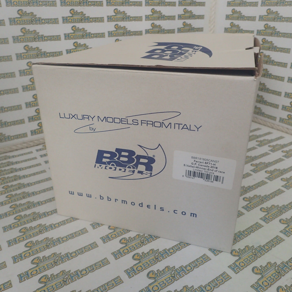 BBR Models BBR181805CANST - Diecast 1/18 Scale Ferrari SF71-H GP Canada 2018 Winner Vettel End Of Race LAST PIECES