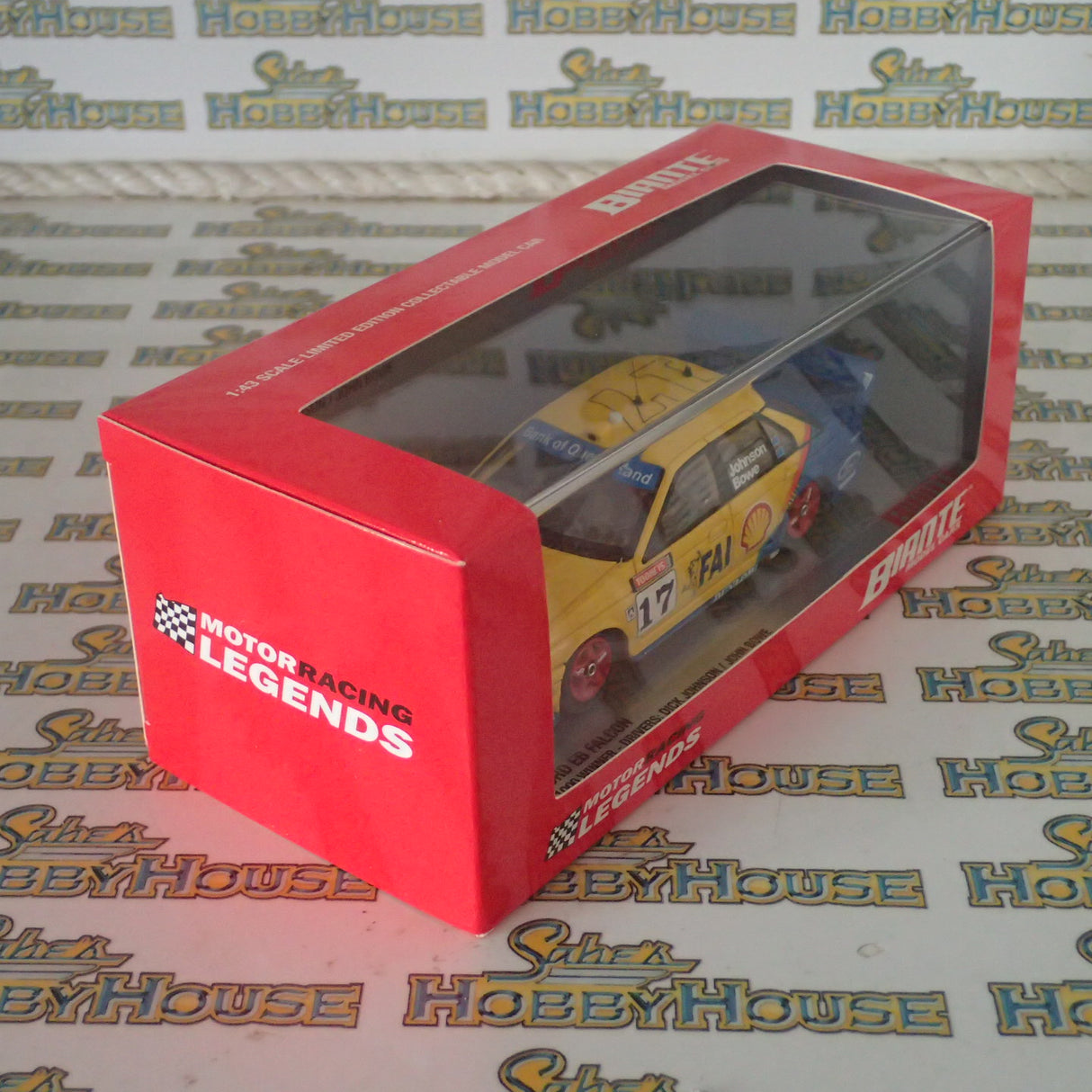 Biante BR43602A – 1/43 Scale Ford EB Falcon 1994 Tooheys 1000 Winner Dick Johnson / John Bowe Diecast Scale Model Replica