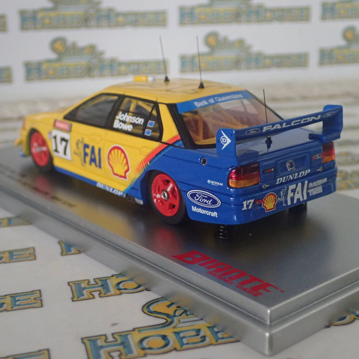 Biante BR43602A – 1/43 Scale Ford EB Falcon 1994 Tooheys 1000 Winner Dick Johnson / John Bowe Diecast Scale Model Replica