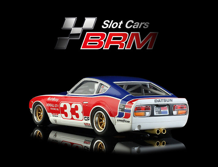 BRM SLOT CARS BRM164 - 1/24 Scale DATSUN 240Z #33 BOB SHARP RACING 1970