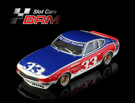 BRM SLOT CARS BRM164 - 1/24 Scale DATSUN 240Z #33 BOB SHARP RACING 1970