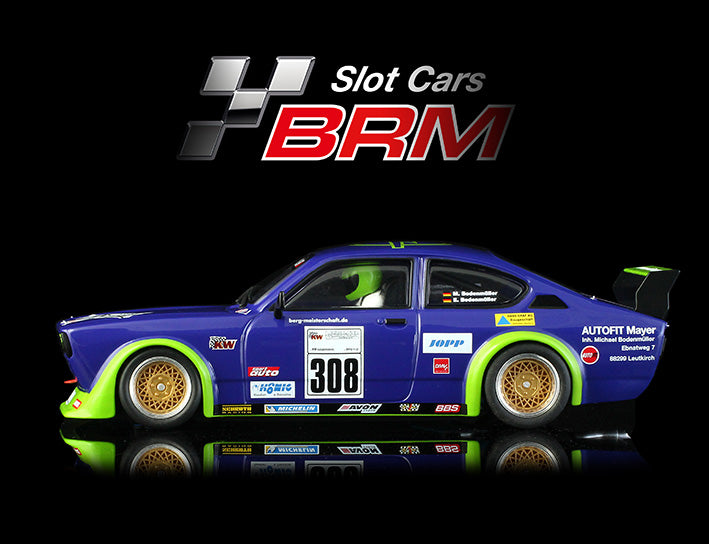 BRM SLOT CARS BRM172 - 1/24 Scale OPEL KADETT GTE #308 KW BERG-CUP 2019